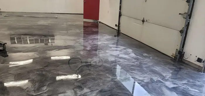 Metallic Epoxy floor by 210 Epoxy Pros